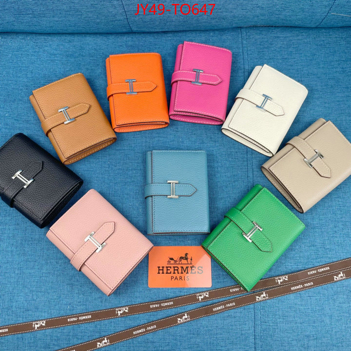 Hermes Bags(4A)-Wallet-,replica 1:1 high quality ,ID: TO647,$: 49USD