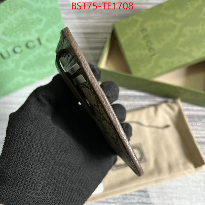 Gucci Bags(TOP)-Wallet-,find replica ,ID: TE1708,$: 75USD