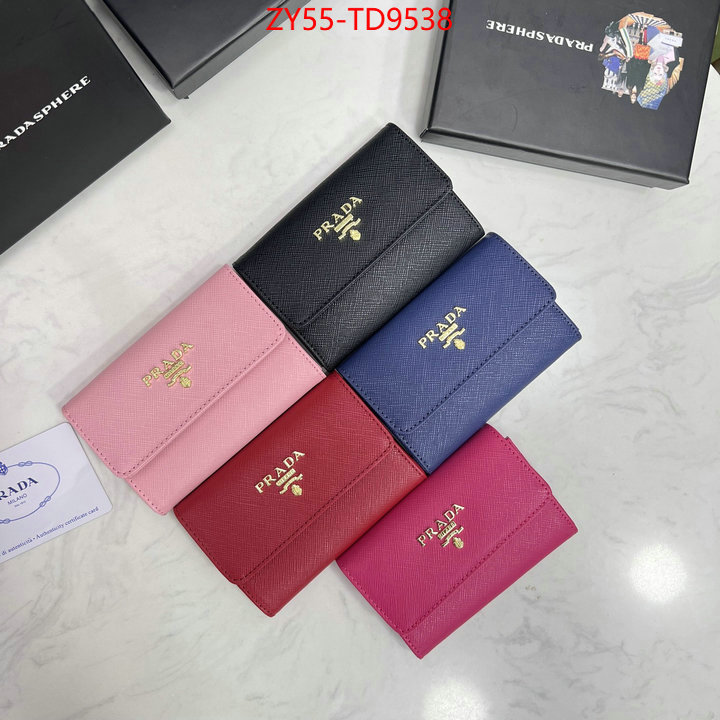 Prada Bags(4A)-Wallet,the best quality replica ,ID: TD9538,$: 55USD