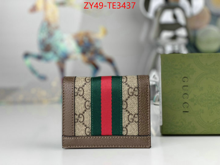 Gucci Bags(4A)-Wallet-,mirror quality ,ID: TE3437,$: 49USD