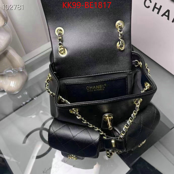 Chanel Bags(4A)-Backpack-,ID: BE1817,$: 99USD