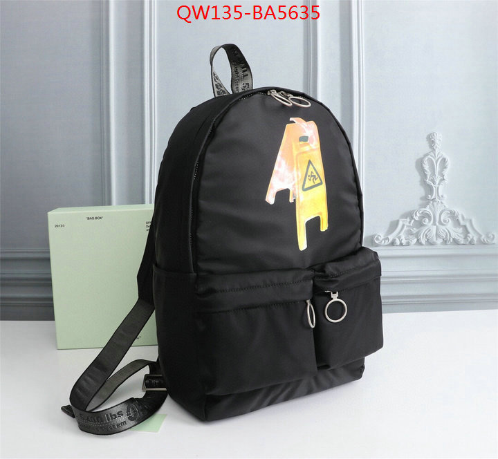 Off-White Bags ( TOP )-Backpack-,how to buy replica shop ,ID: BA5635,$: 135USD