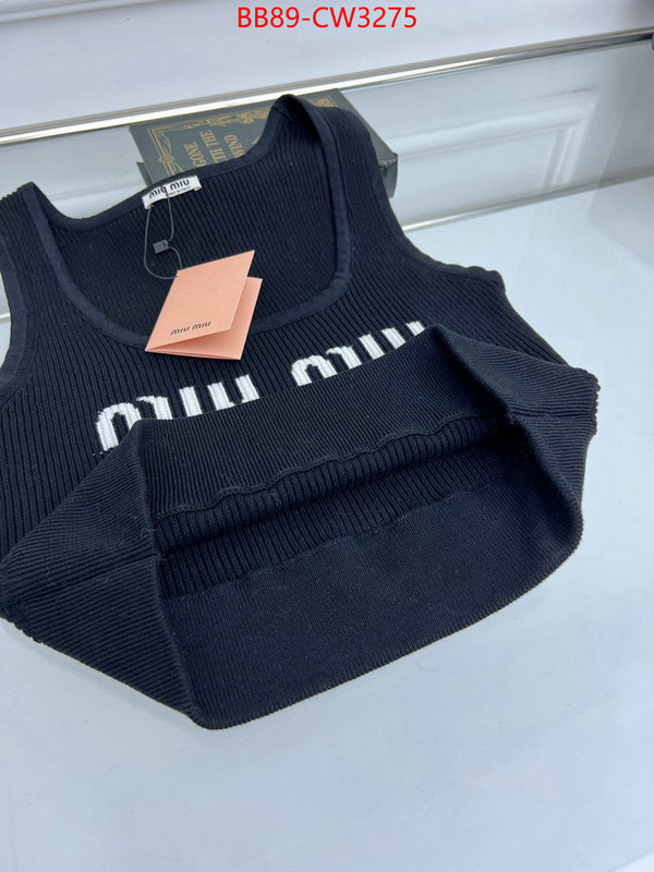 Clothing-MIU MIU,luxury fake , ID: CW3275,$: 89USD