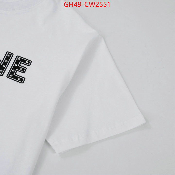 Clothing-Celine,what is a 1:1 replica , ID: CW2551,$: 49USD