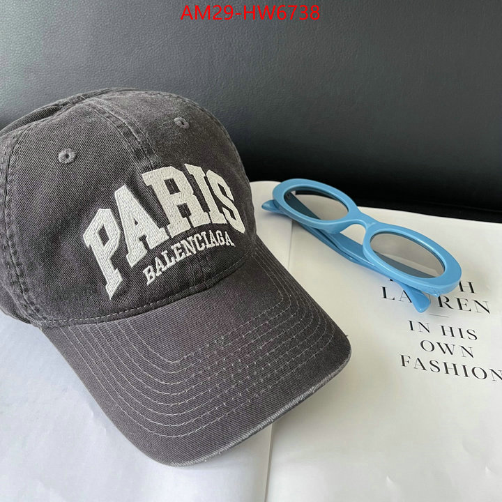 Cap (Hat)-Balenciaga,mirror copy luxury , ID: HW6738,$: 29USD