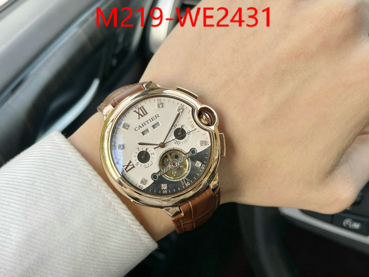 Watch(TOP)-Cartier,for sale cheap now , ID: WE2431,$: 219USD