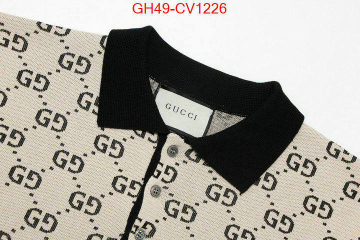 Clothing-Gucci,cheap online best designer , ID: CV1226,$: 49USD