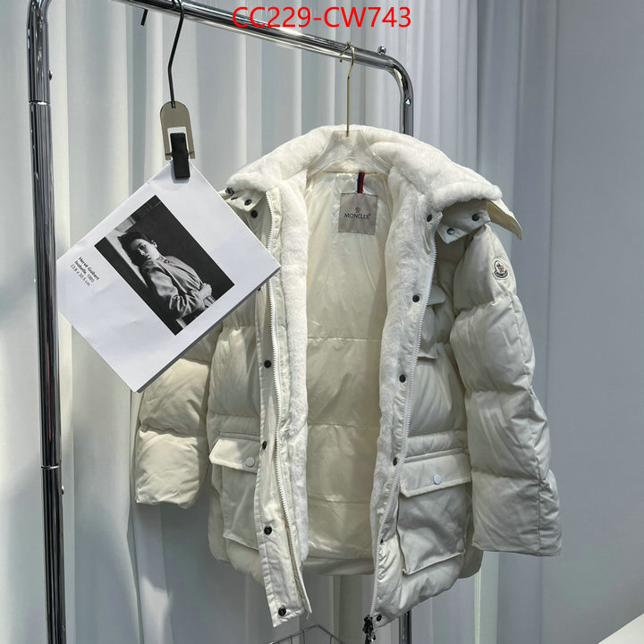 Down jacket Women-Moncler,what are the best replica , ID: CW743,$: 229USD