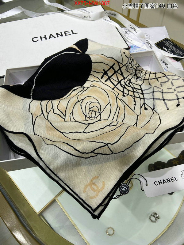 Scarf-Chanel,where can i find , ID: MW1887,$: 75USD