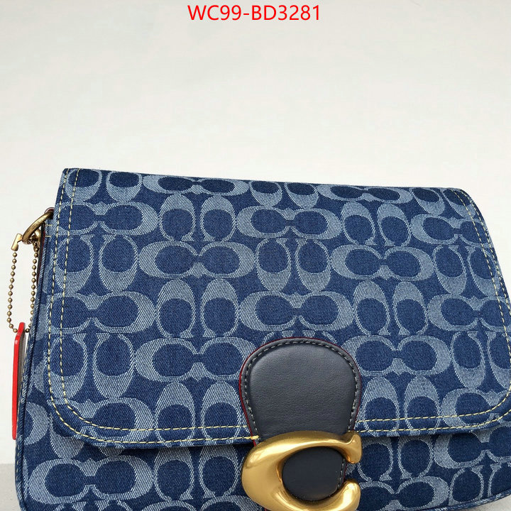 Coach Bags(4A)-Handbag-,can you buy replica ,ID: BD3281,$: 99USD