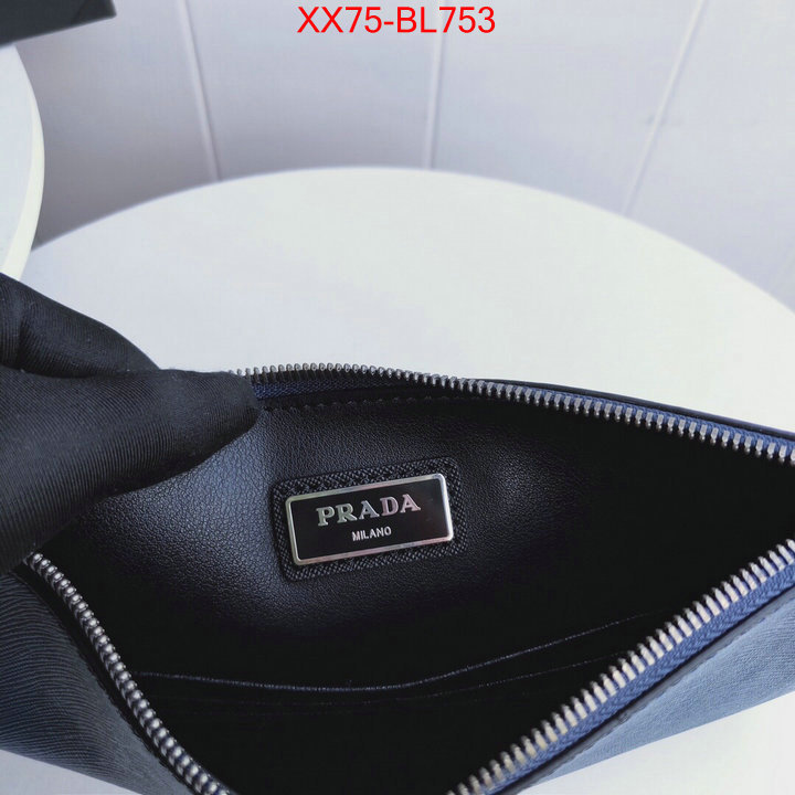 Prada Bags(TOP)-Clutch-,ID: BL753,$:75USD