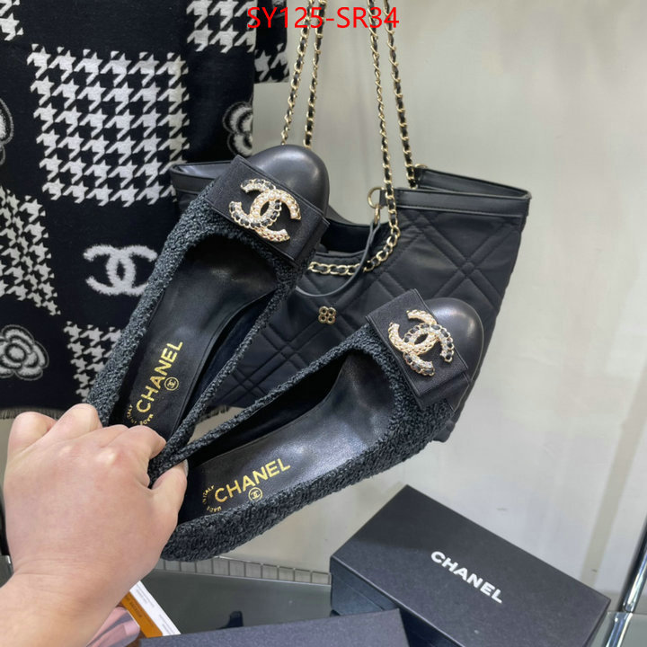 Women Shoes-Chanel,outlet 1:1 replica , ID: SR34,$: 125USD