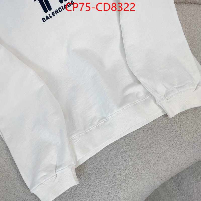 Clothing-Balenciaga,buy aaaaa cheap , ID: CD8322,$: 75USD