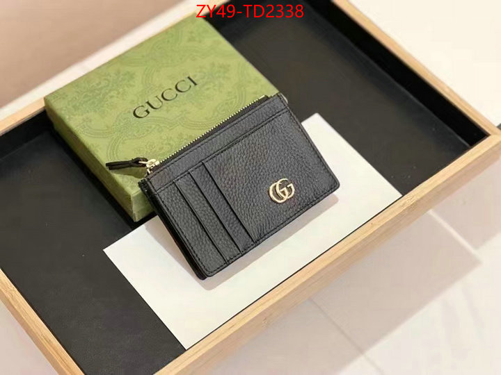 Gucci Bags(4A)-Wallet-,2023 luxury replicas ,ID: TD2338,$: 49USD