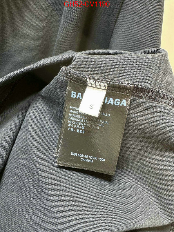 Clothing-Balenciaga,counter quality , ID: CV1190,$: 52USD