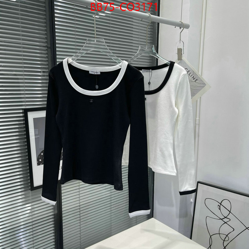 Clothing-Chanel,shop designer , ID: CO3171,$: 75USD