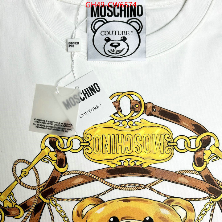 Clothing-Moschino,shop cheap high quality 1:1 replica , ID: CW6574,$: 49USD