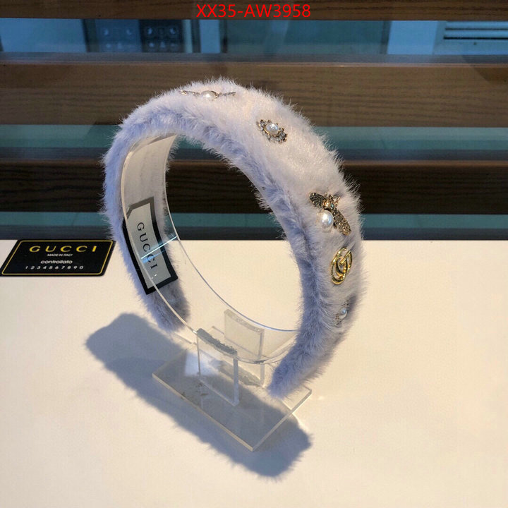 Hair band-Gucci,high quality replica , ID: AW3958,$: 35USD