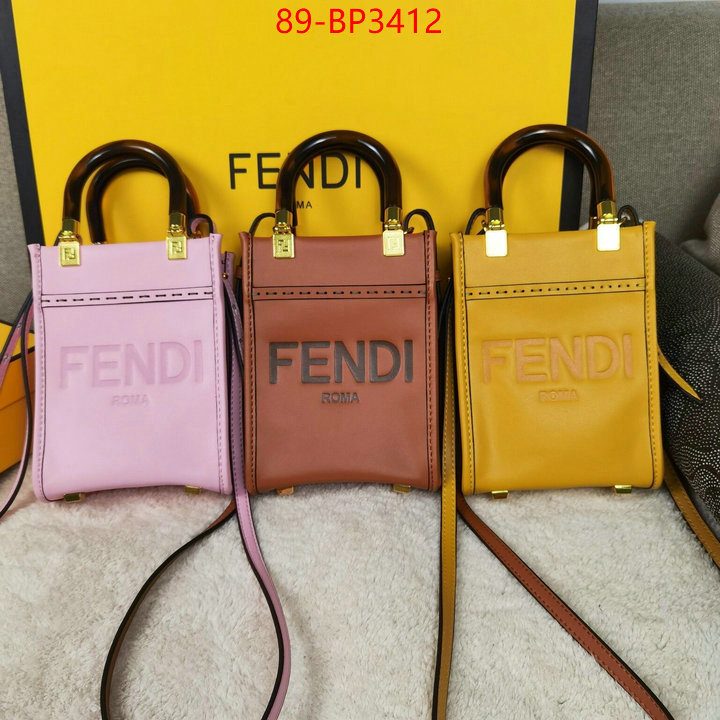 Fendi Bags(4A)-Sunshine-,high ,ID: BP3412,$: 89USD