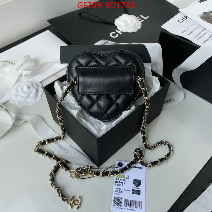 Chanel Bags(TOP)-Diagonal-,ID: BD1703,$: 209USD