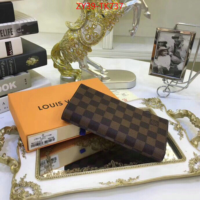 LV Bags(4A)-Wallet,ID: TK737,$:39USD