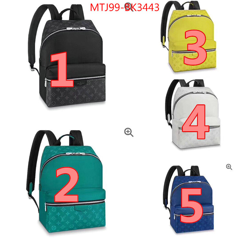 LV Bags(4A)-Backpack-,ID: BK3443,$:99USD