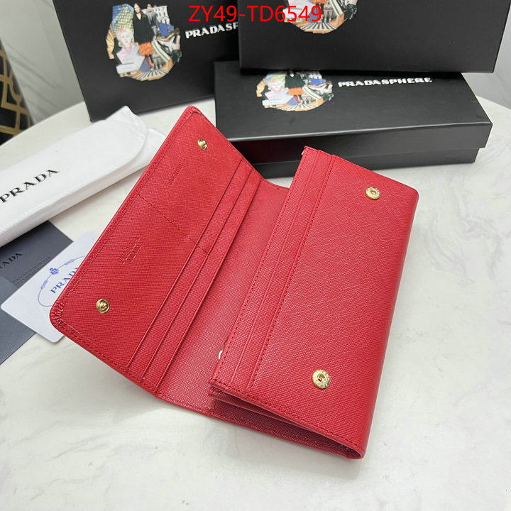 Prada Bags(4A)-Wallet,1:1 replica ,ID: TD6549,$: 49USD