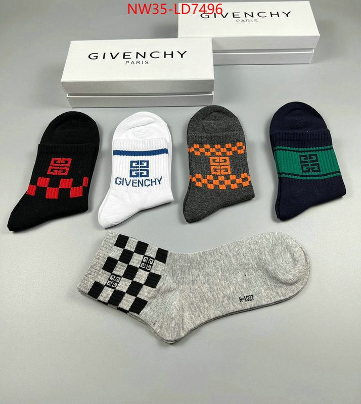 Sock-Givenchy,high end designer , ID: LD7496,$: 35USD