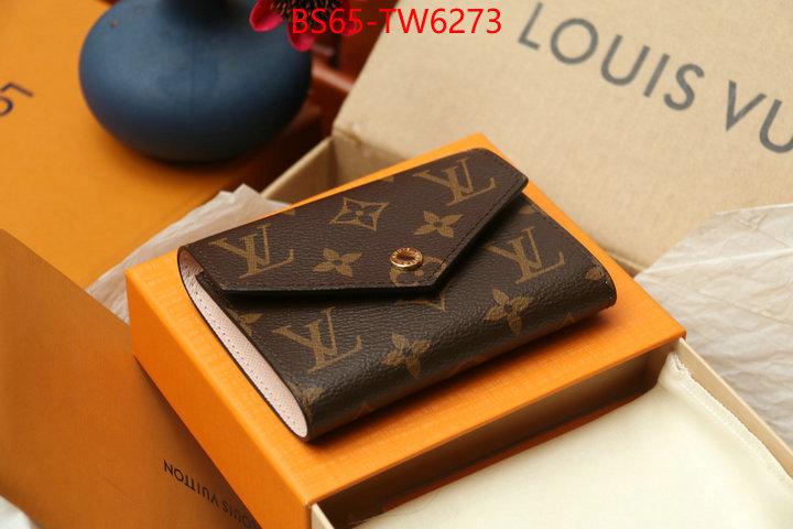 LV Bags(TOP)-Wallet,ID: TW6273,$: 65USD