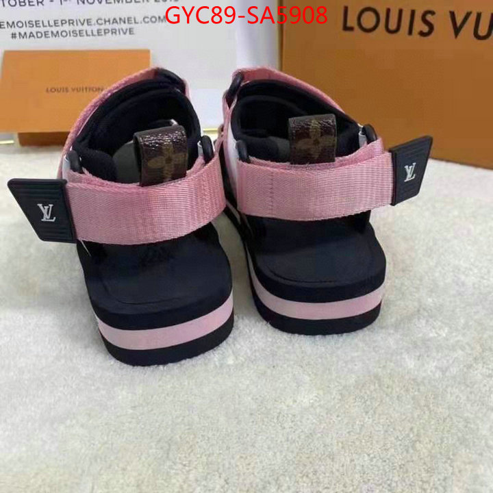 Women Shoes-LV,wholesale imitation designer replicas , ID: SA5908,$: 89USD