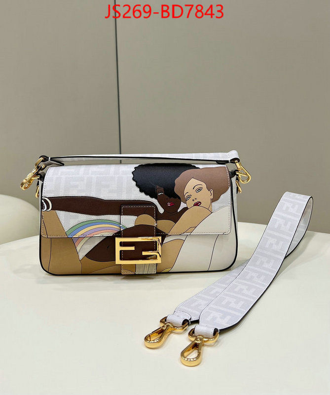 Fendi Bags(TOP)-Baguette,top quality website ,ID: BD7843,$: 269USD