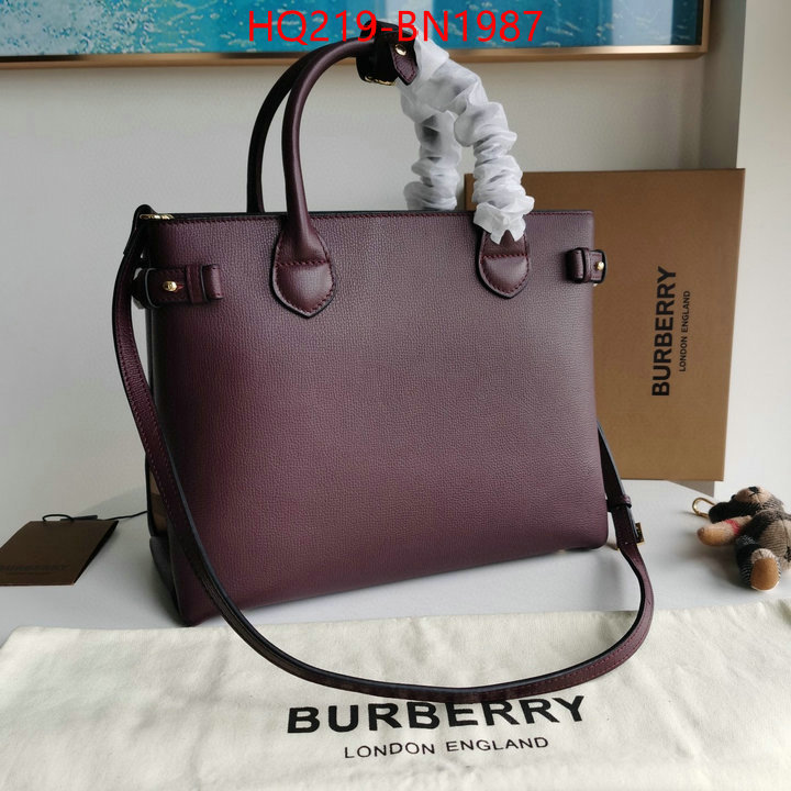 Burberry Bags(TOP)-Handbag-,only sell high-quality ,ID: BN1987,$: 219USD