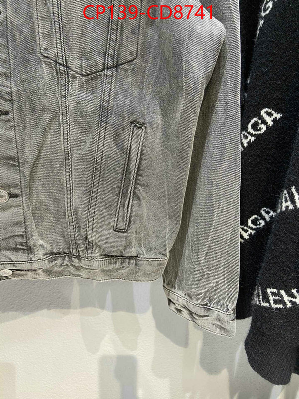 Clothing-Denim Jackets,top quality replica , ID: CD8741,$: 139USD