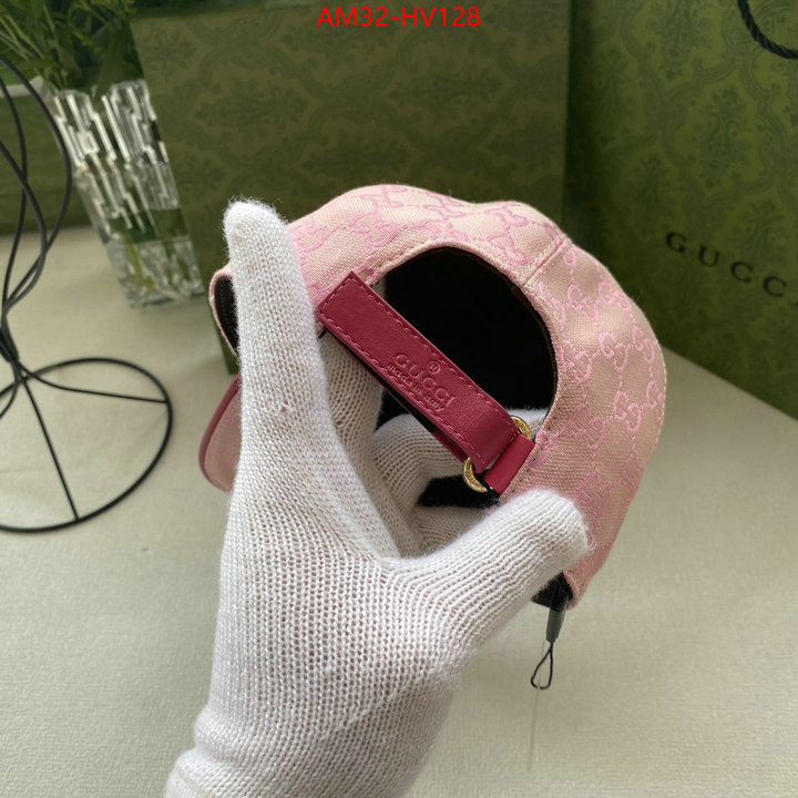 Cap (Hat)-Gucci,high quality 1:1 replica , ID: HV128,$: 32USD