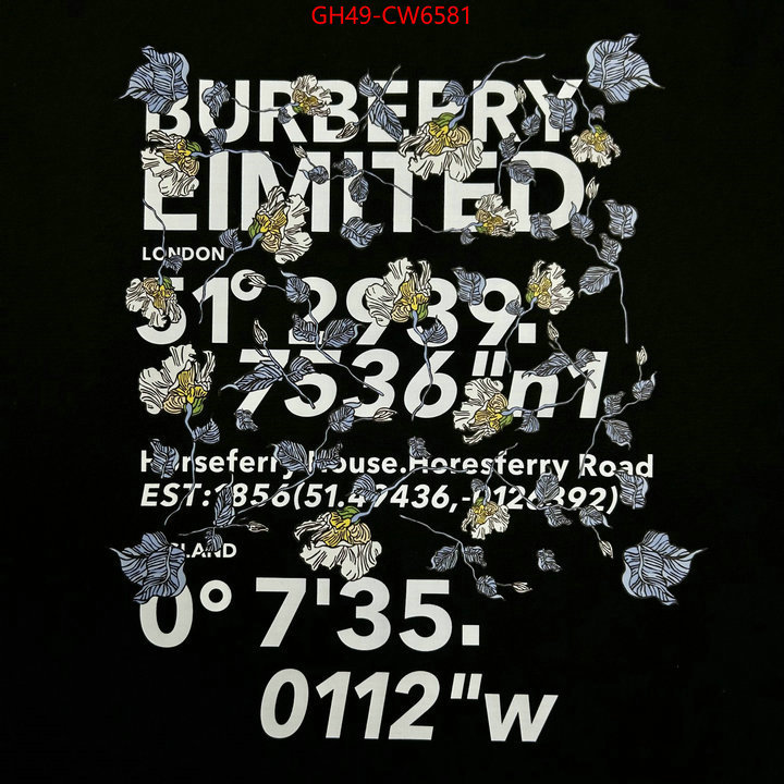 Clothing-Burberry,best quality designer , ID: CW6581,$: 49USD