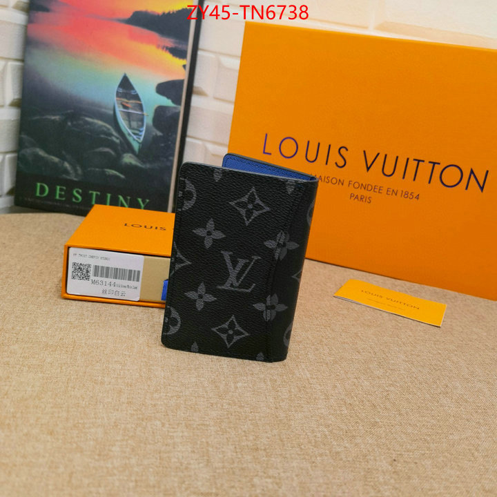 LV Bags(4A)-Wallet,ID: TN6738,$: 45USD