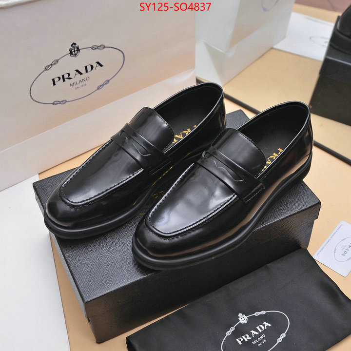 Men Shoes-Prada,designer 1:1 replica , ID: SO4837,$: 125USD