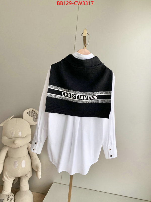 Clothing-Dior,buy aaaaa cheap , ID: CW3317,$: 129USD