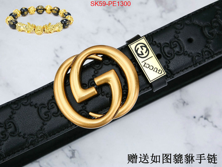 Belts-Gucci,mirror copy luxury , ID: PE1300,$: 59USD