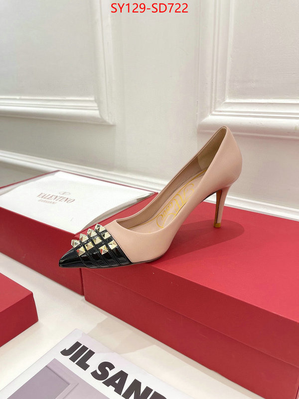 Women Shoes-Valentino,2023 replica wholesale cheap sales online , ID: SD722,$: 129USD