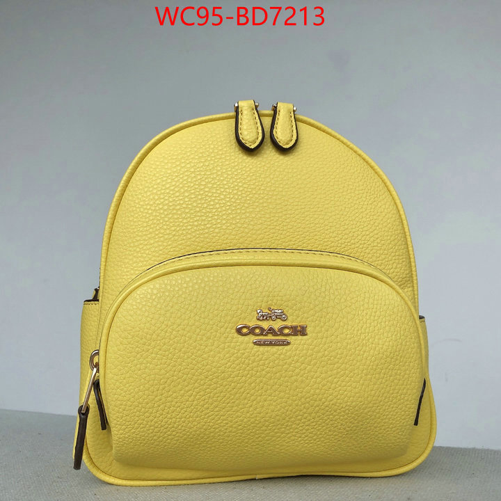 Coach Bags(4A)-Backpack-,top designer replica ,ID: BD7213,$: 95USD