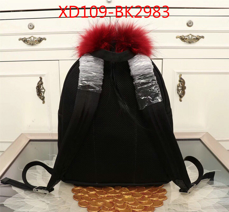 Fendi Bags(4A)-Backpack-,top quality fake ,ID: BK2983,$:109USD