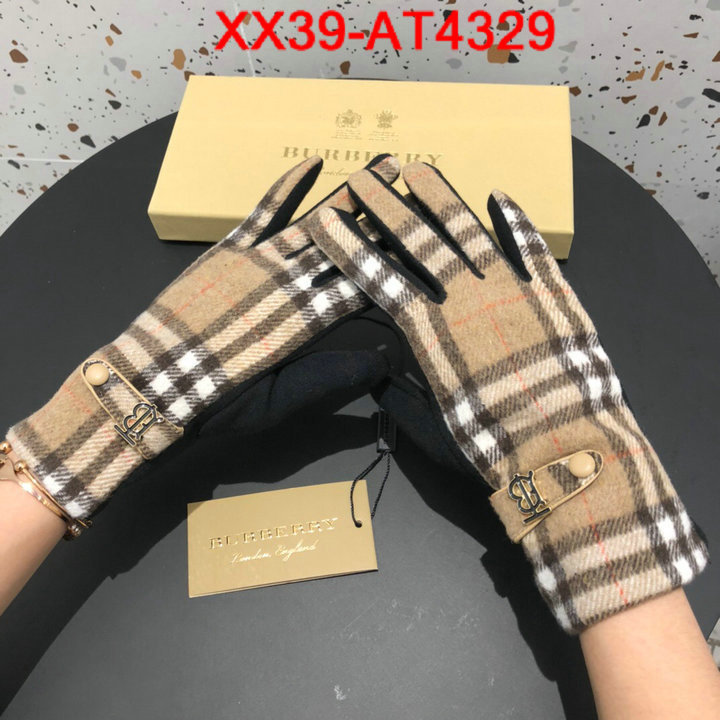 Gloves-Burberry,high quality perfect , ID: AT4329,$: 39USD