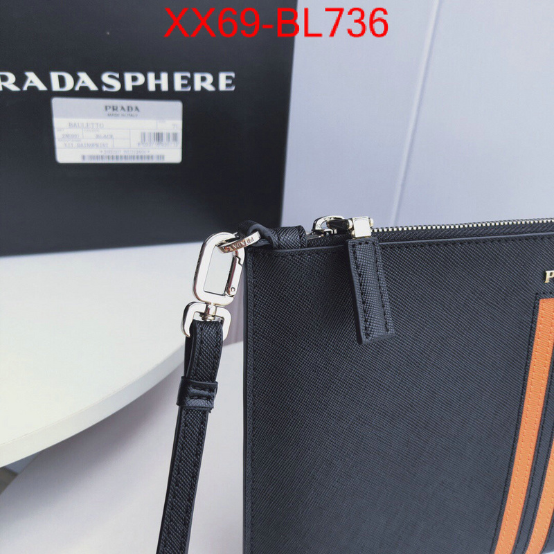 Prada Bags(TOP)-Clutch-,ID: BL736,$:69USD