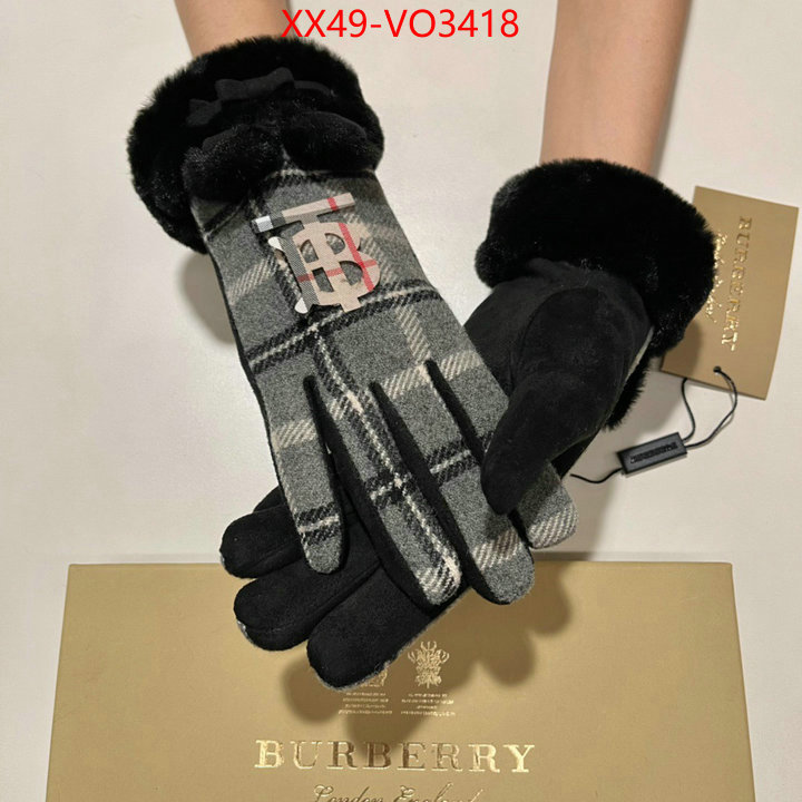 Gloves-Burberry,how can i find replica , ID: VO3418,$: 49USD