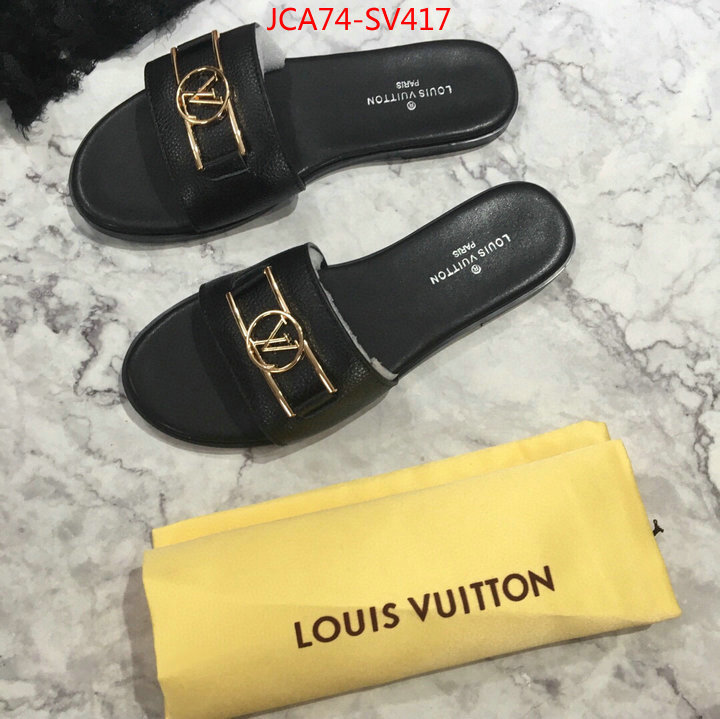 Women Shoes-LV,what 1:1 replica , ID: SV417,$:74USD