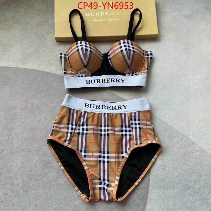 Swimsuit-Burberry,replica 1:1 high quality , ID: YN6953,$: 49USD