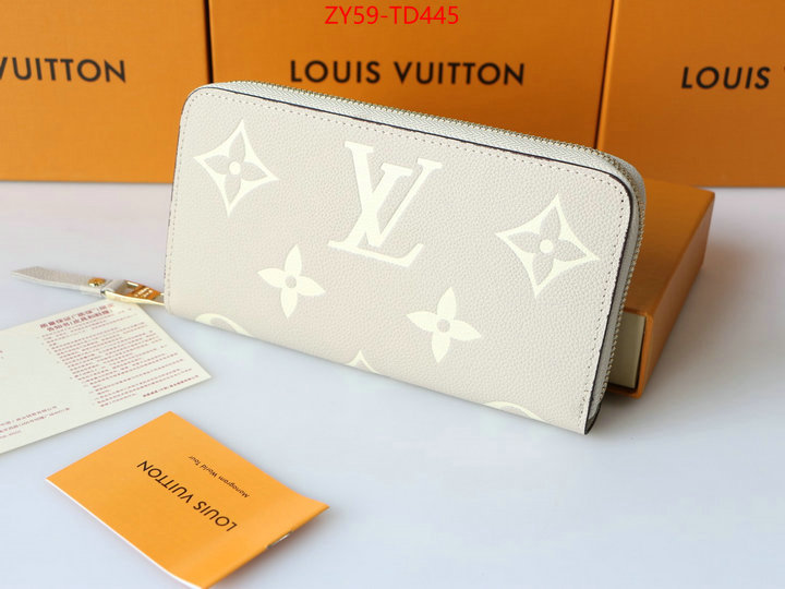 LV Bags(4A)-Wallet,ID: TD445,$: 59USD