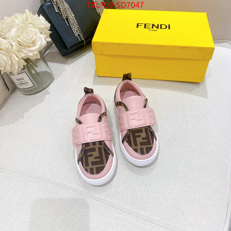 Kids shoes-Fendi,1:1 replica wholesale , ID: SD7047,$: 109USD