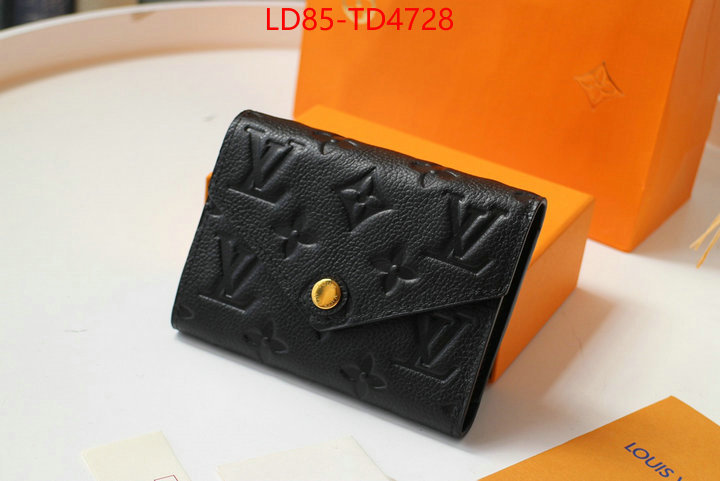 LV Bags(TOP)-Wallet,ID: TD4728,$: 85USD